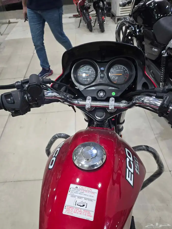 دباب هيرو هندي الأصلي لتوصيل الطلبات Hero Motorcycle 150 cc 2