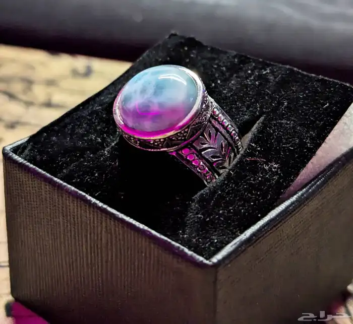 خاتم فضة يدوي برتاش 3