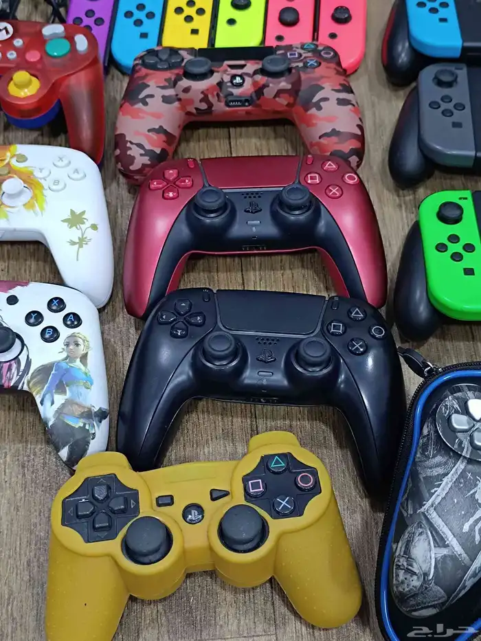 يدات قير كنترولر ذراع اكس بوكس ونينتدو وسوني وبيسي الجش 4