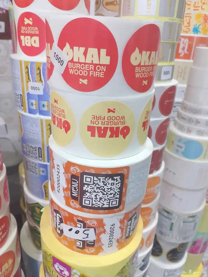 استيكر روول جميع الخامات متاحه وجوده الوان ممتازه 12