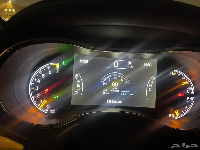 جيب جراند شيروكي 2017 اوفر لاند فل بحالة ممتازة 19