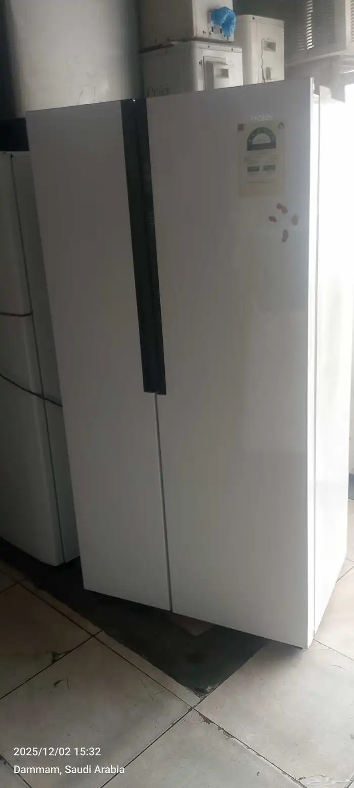 Haier double door fridge good condition 0