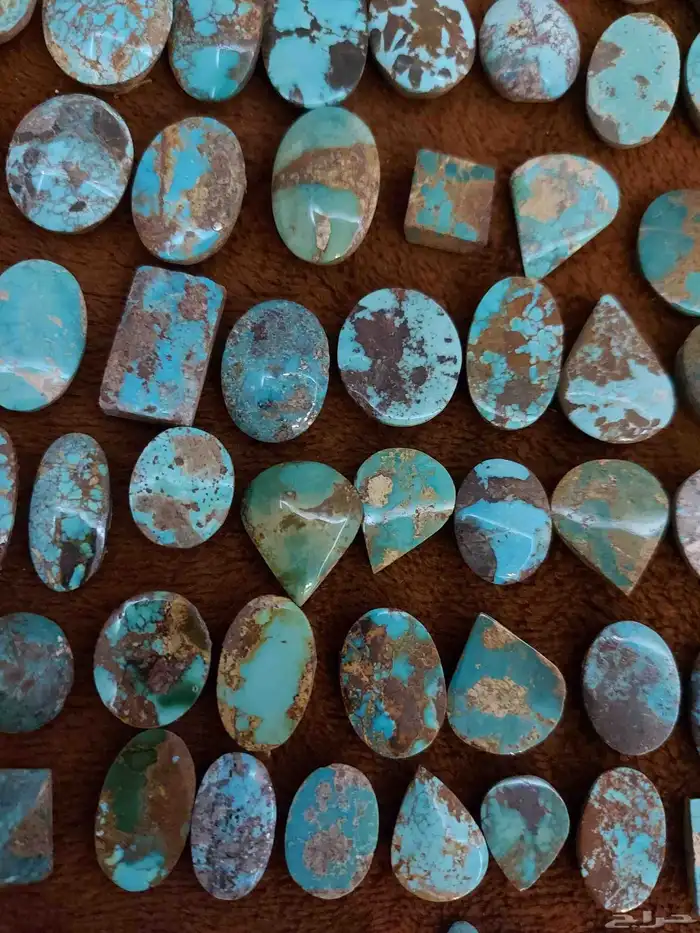 حجر فيروز نيسابوري طبيعي 100 4