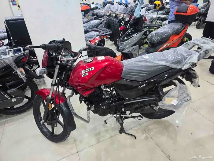دباب هيرو هندي الأصلي لتوصيل الطلبات Hero Motorcycle 150 cc 8