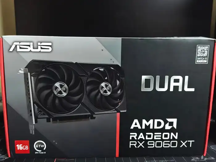 كرت شاشه 9060xt 16gb dual ( جديد) 0