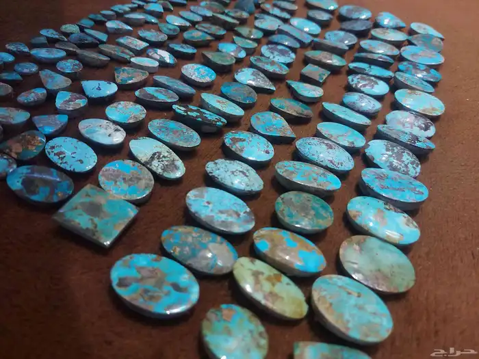 حجر فيروز نيسابوري طبيعي 100 2