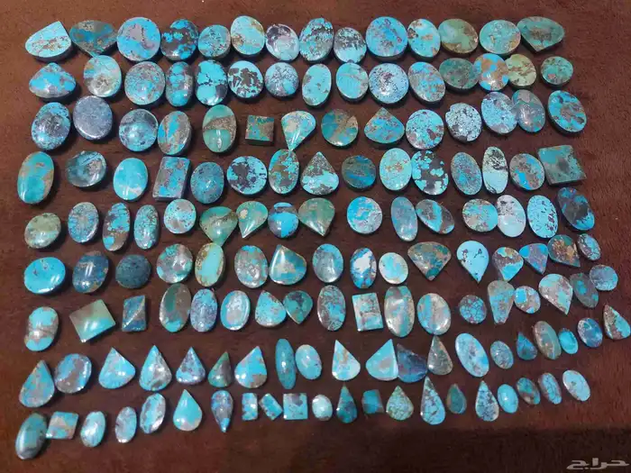 حجر فيروز نيسابوري طبيعي 100 1