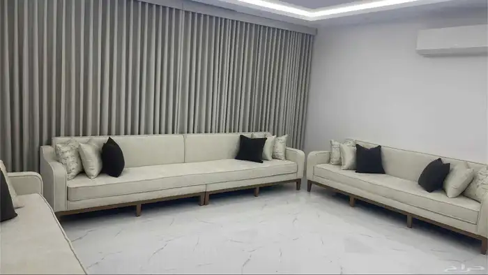 تفصيل كنب تنجيد كنب مساند خشب مساند اسفنج جلسه عربي ستاره وي 8