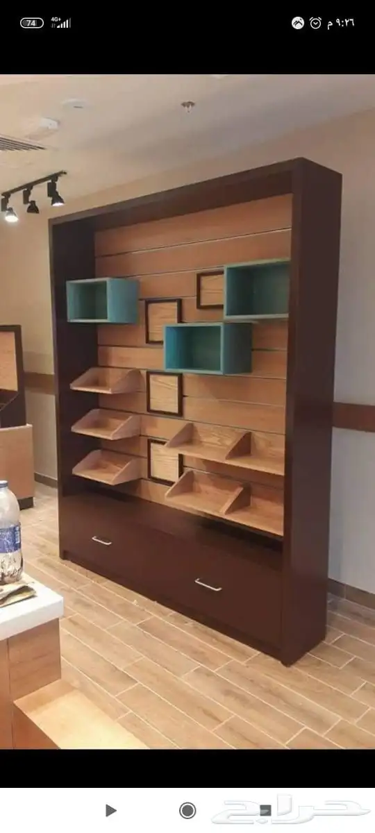 تكسيات تلبيس جدار خشب شيبورد ام دي اف ديكورات خشبية 8