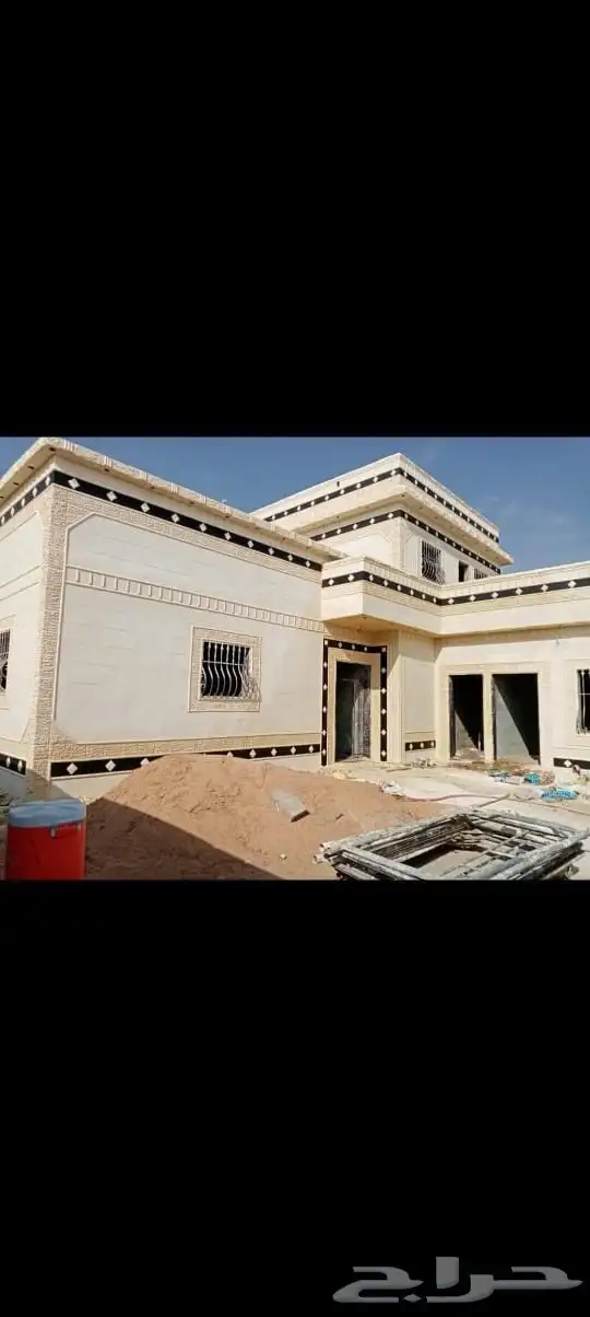 ابو محمد للمقاولات تلياس اسمنت ابيض بديل حجر الرياض تصامي ال 1