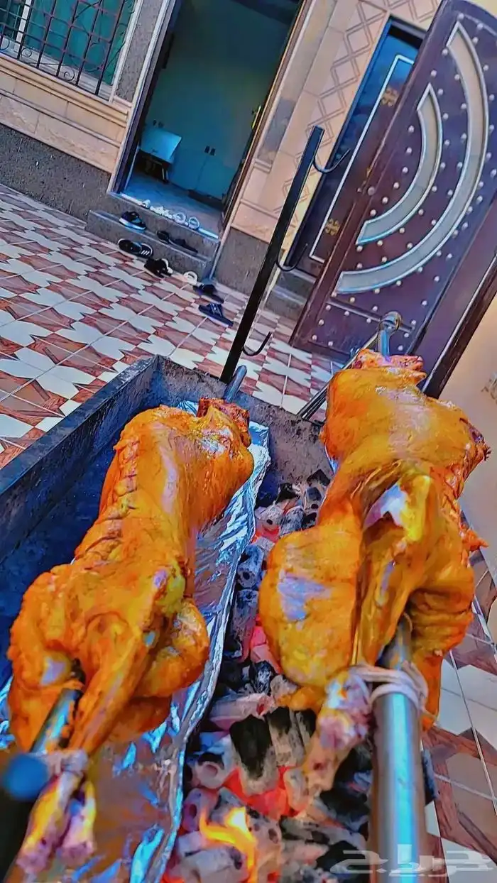 خروف مشوي علا الجمر بالرياض 6