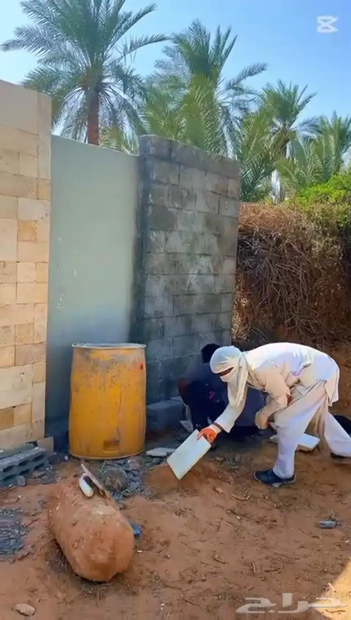 بناء اسوار مزارع بناء احواض سمكيه بناء احواض مياه صبه ليسه 3