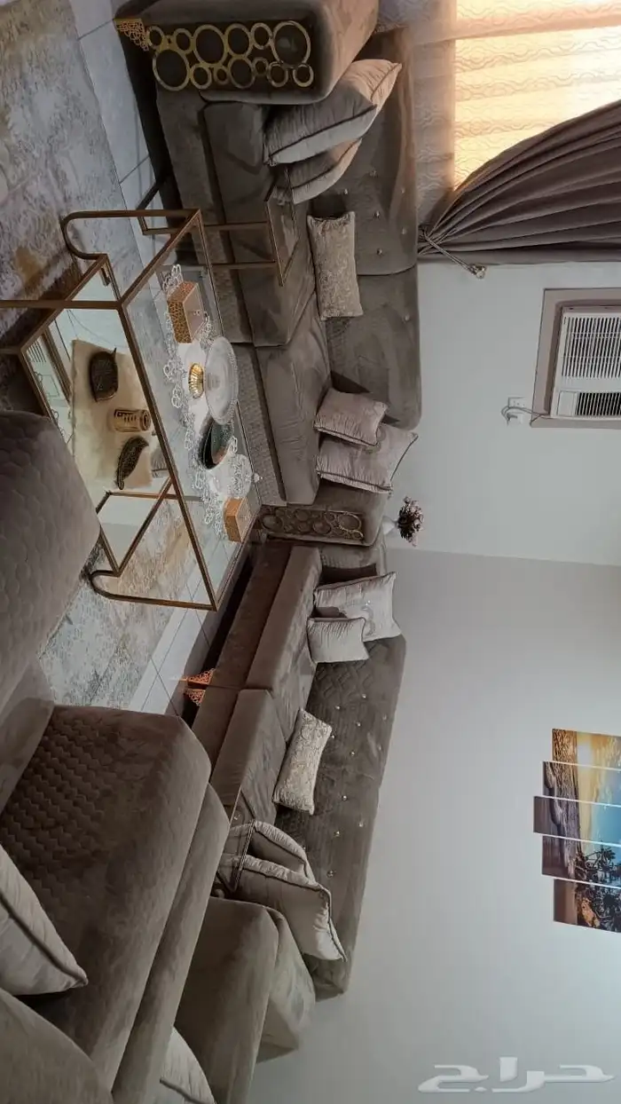 طقم كنب تركي فاخر معه ستارة سجادة طاولات 0