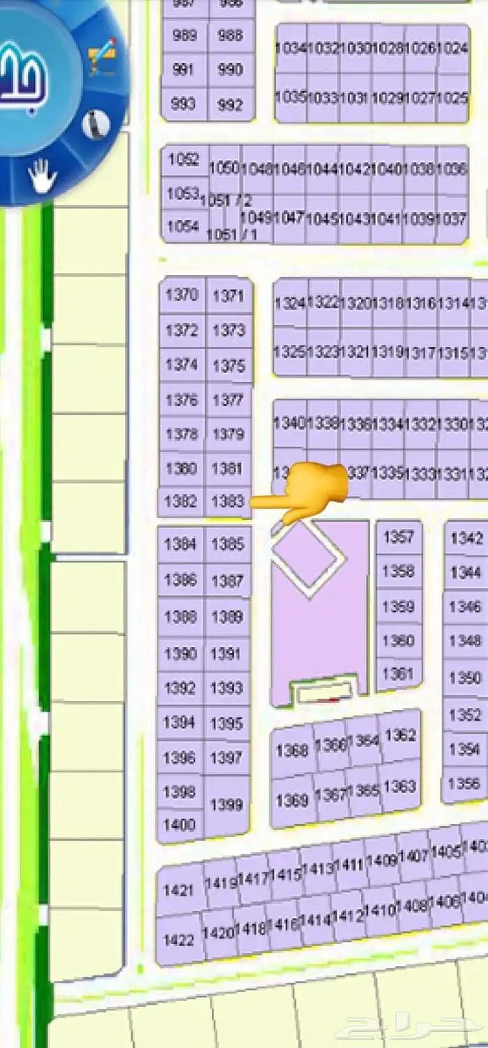 اقل عرض بسوق بخطط طيبه الفرعيه حي الندى الجز602 مساحه840م 1