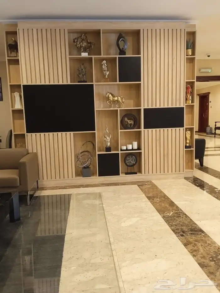 تكسيات تلبيس جدار خشب شيبورد ام دي اف ديكورات خشبية 9