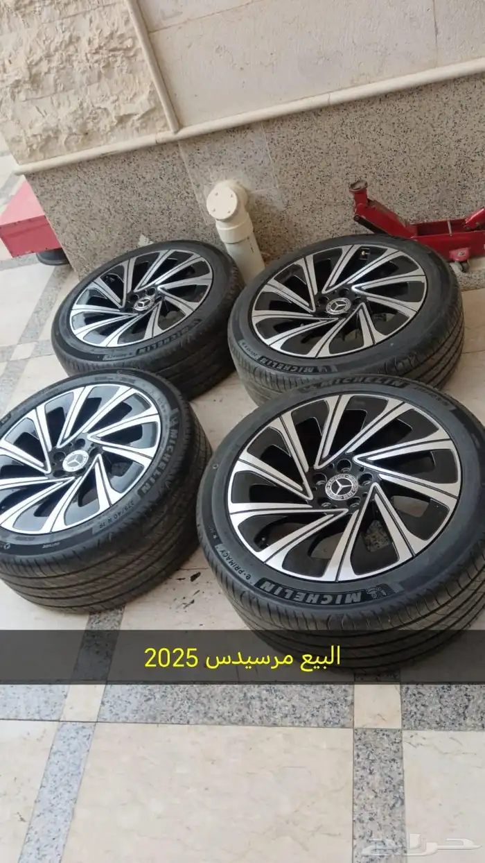 جنوط مقاس 19 اصلي وكاله الماني وكفرات شبه جديدة جميع موديل 0