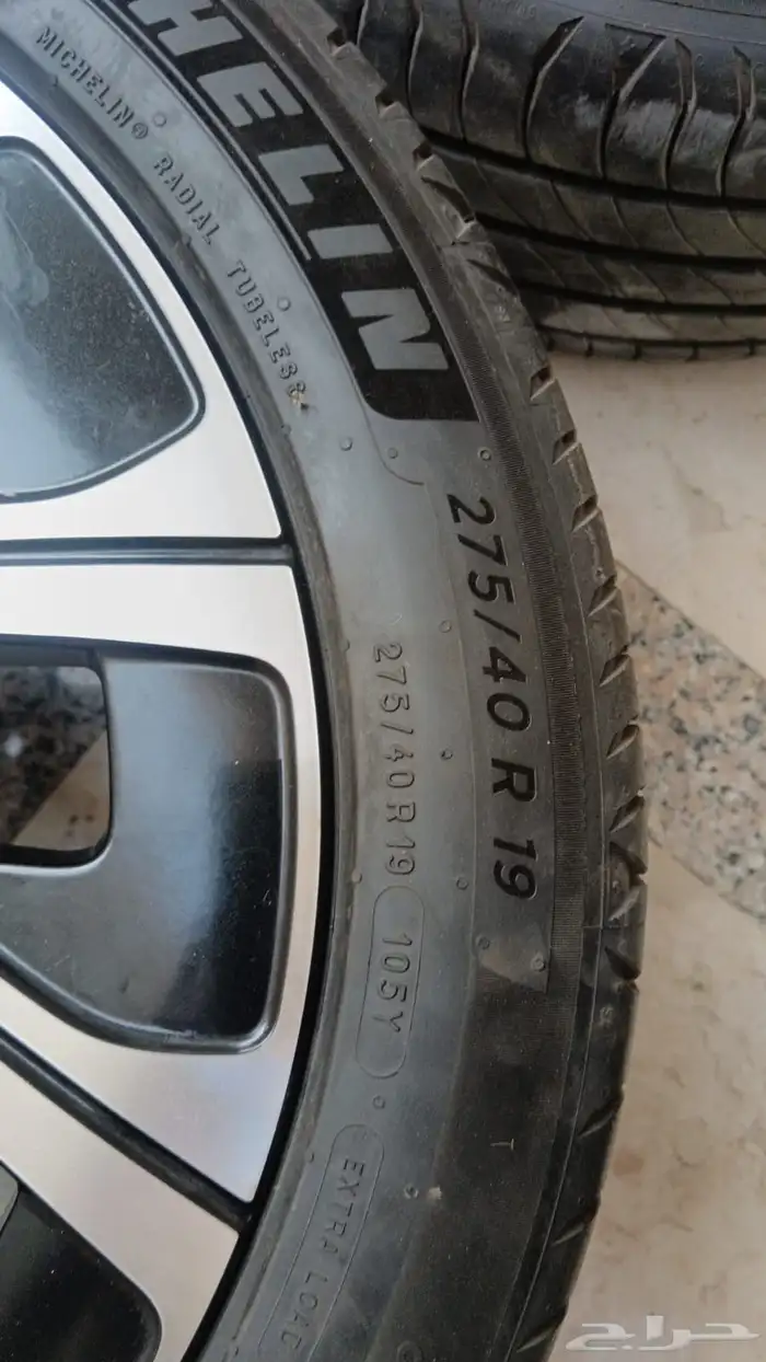 جنوط مقاس 19 اصلي وكاله الماني وكفرات شبه جديدة جميع موديل 3