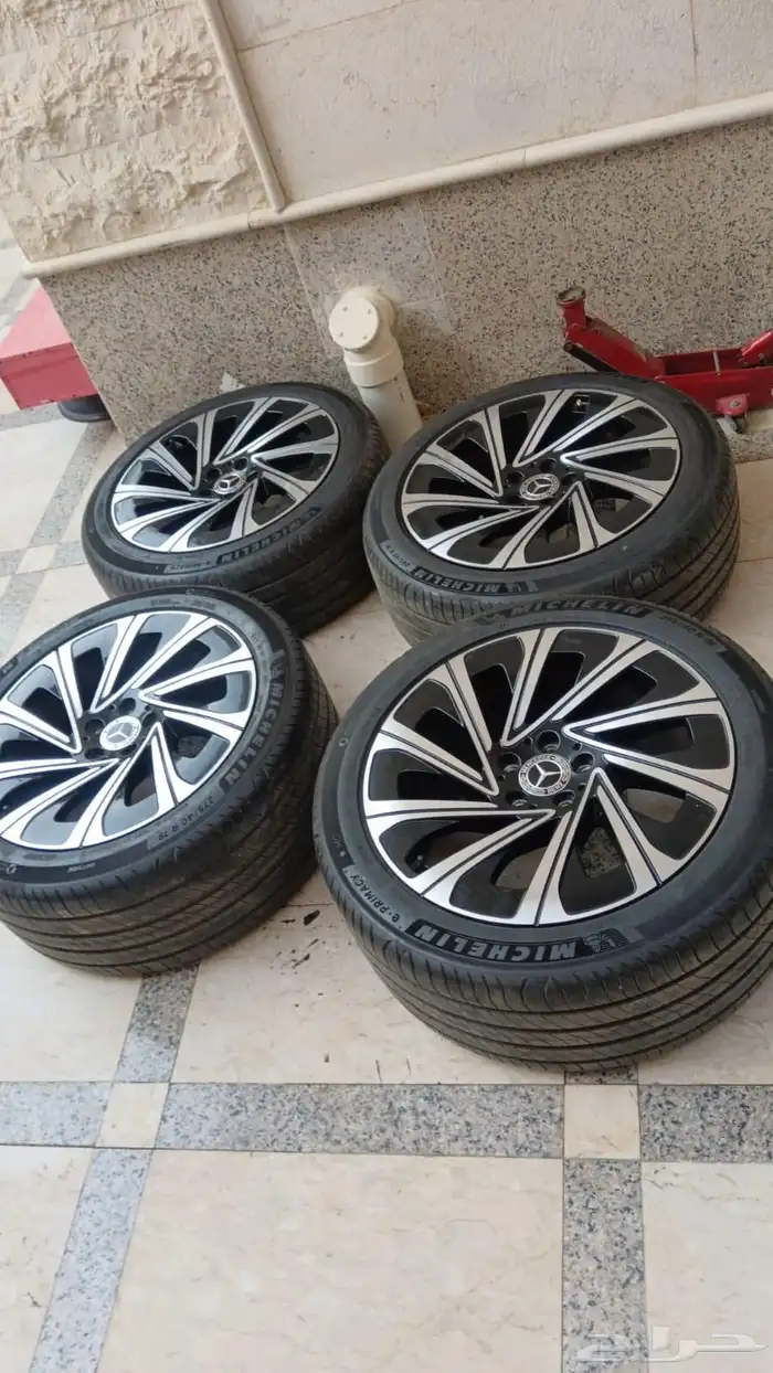 جنوط مقاس 19 اصلي وكاله الماني وكفرات شبه جديدة جميع موديل 2