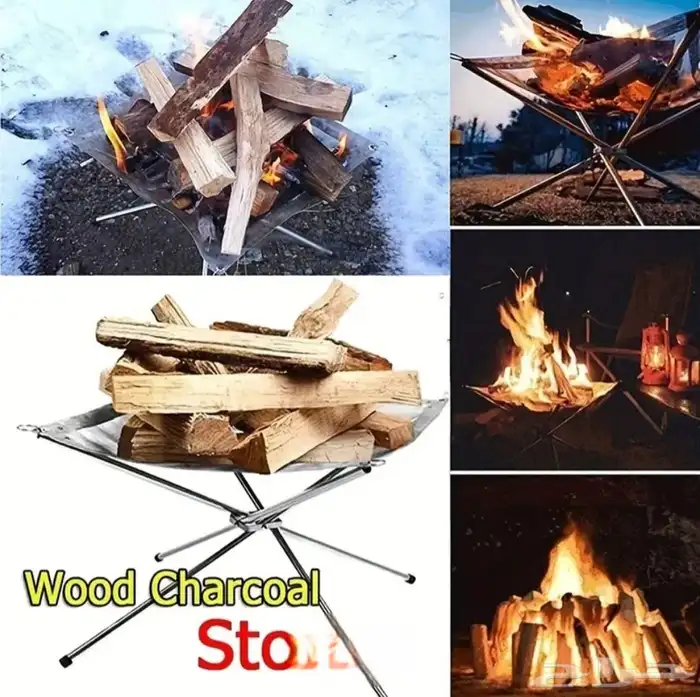 منقل حطب شبك   موقد نار شبكي 5