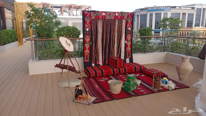 تجهيز خيام يوم تأسيس والعيد الوطني 4