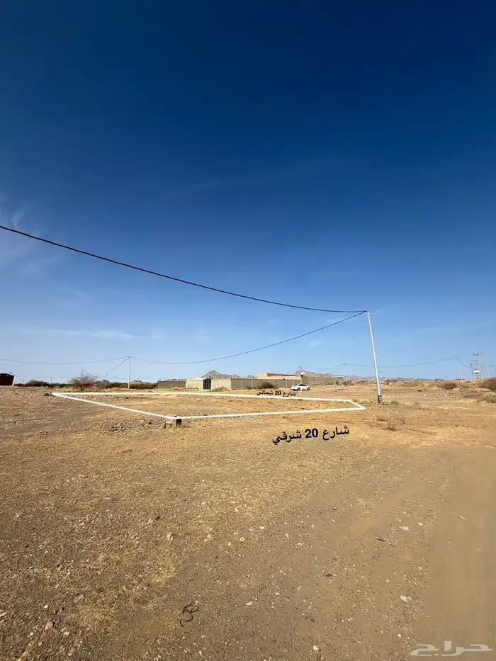 أرض للبيع رجال المع شارعين مميزه ب 100 الف شامل الافراغ 1