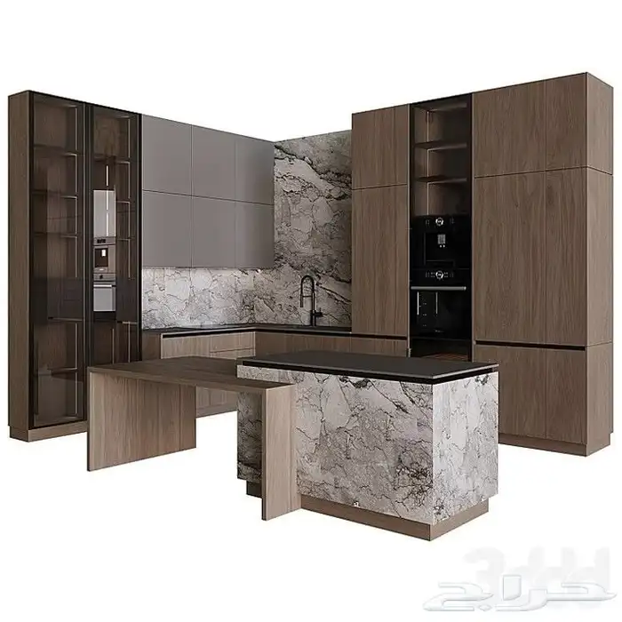 تصميم وتنفيذ مطابخ غرف نوم دواليب ملابس 3d 1