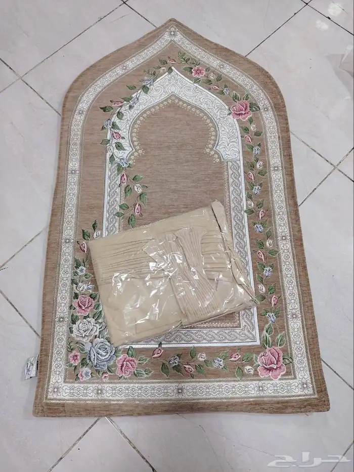 سجادة صلاه مبطن راقي 7