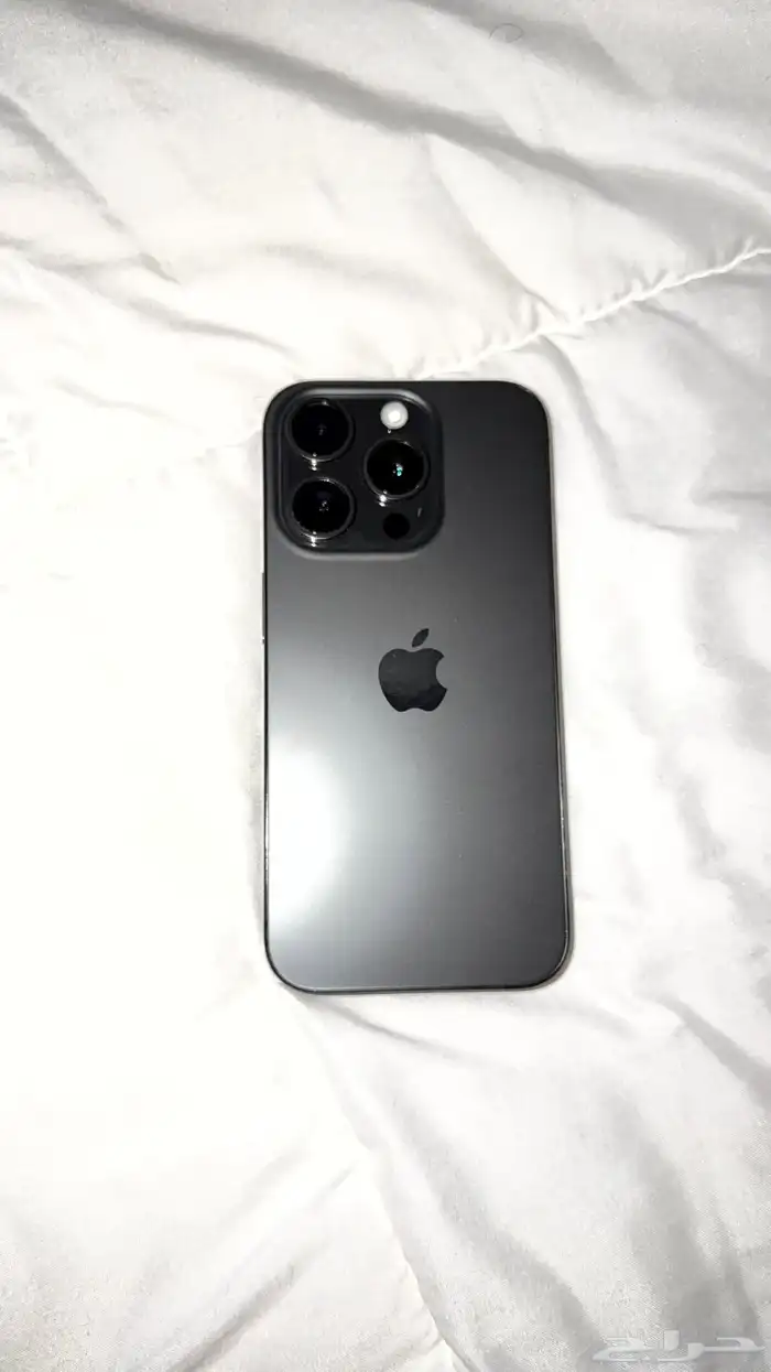 ايفون 15 برو اسود 256 قيقا مجدد بطارية لدى الوكيل 1