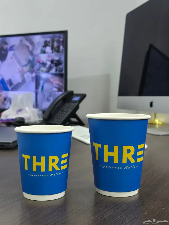 مطبعة ثيم ورقي تغريسة مع طباعة اكواب ورقية ملونة وبوكس قهوة 4