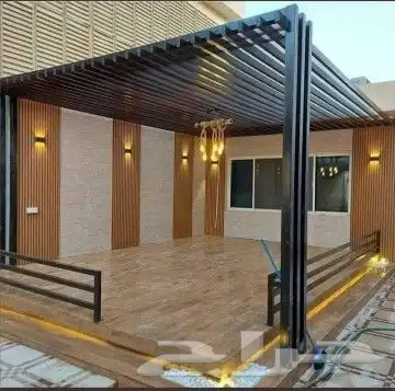 مظلات جلسات خارجيه مظلات فلل مظلات مودرن غرف ساندوتش بانل 19