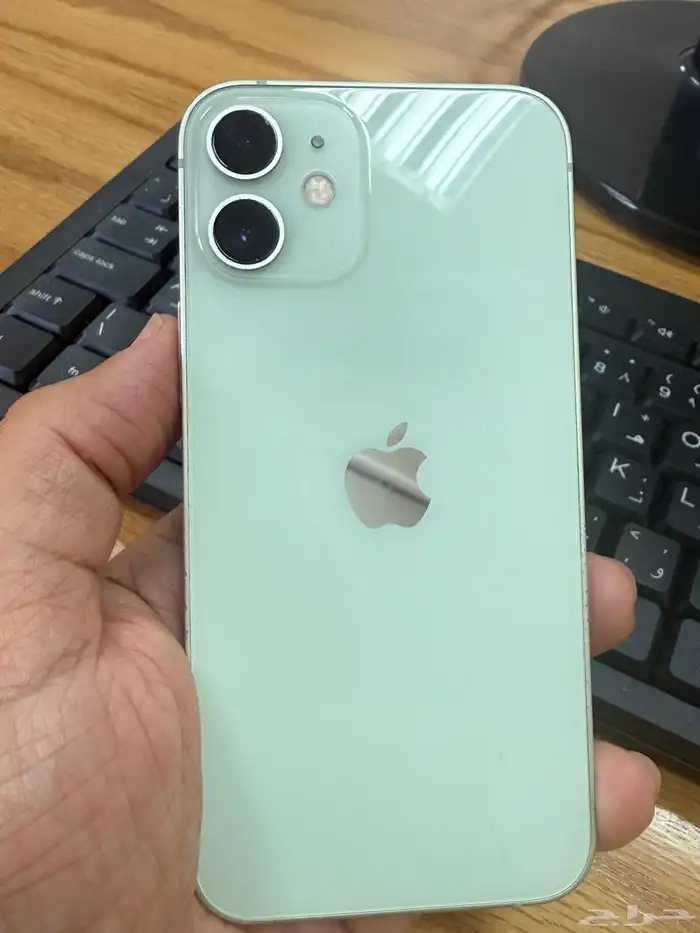 للبيع ايفون 12 ميني سعة 128 أخضر نظيف جدا 2