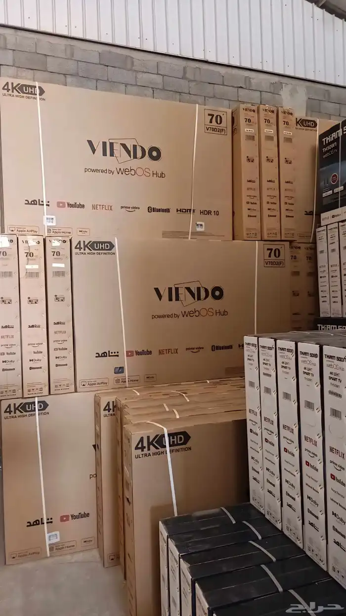 شاشات تلفزيون سمارت 4kجديد ضمان سنتين توصيل فوري تركيب مجاني 2