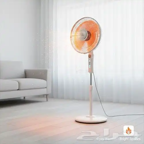 دفاية سيراميك كربون 1200 واط شكل مروحة آمنة 3