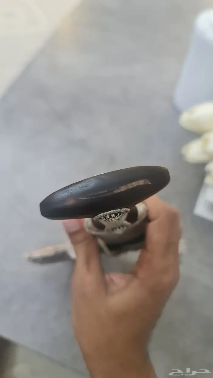 خنجر فضة قرن 6