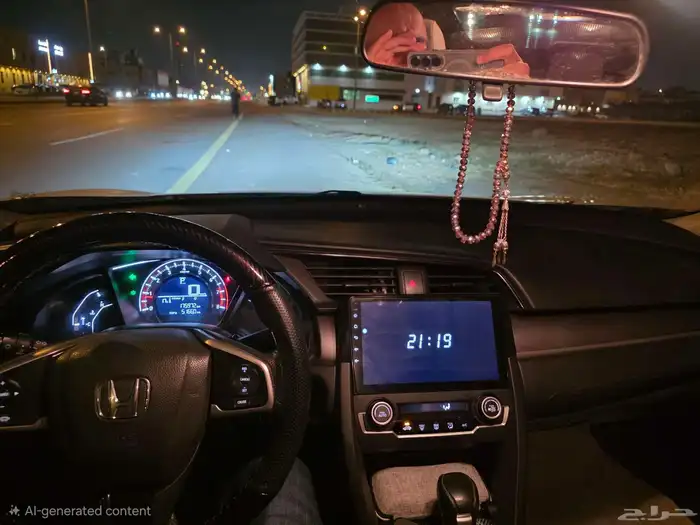 سيفيك 2018 ابيض نظيفة جدا 19