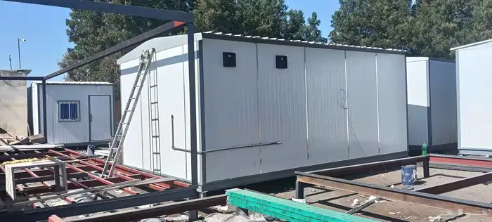 Portacabin Accommodation   Open Hall   Toilet   Kitchen 1