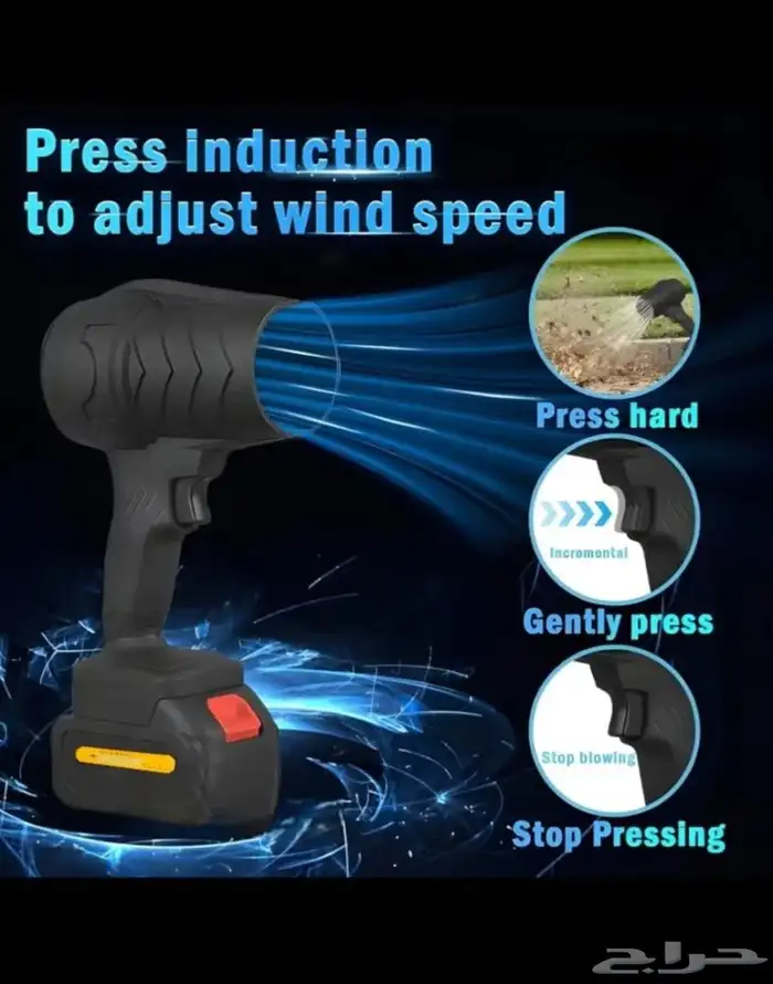 منفاخ هواء لاسلكي محمول وعالي الأداء   القوة في راحة يدك 4
