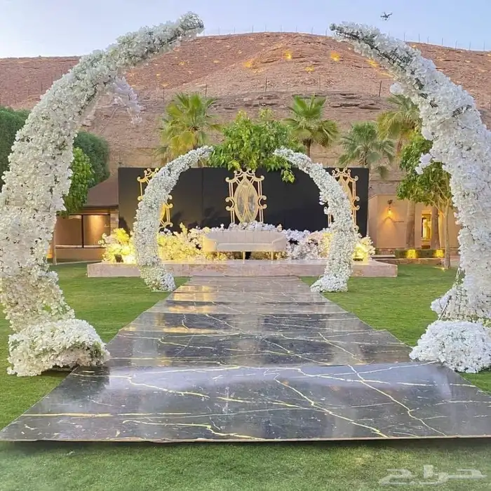 تأجير بكجات مداخل كوشه تخرج افراح ميلاد طاولات طعام الرياض 6