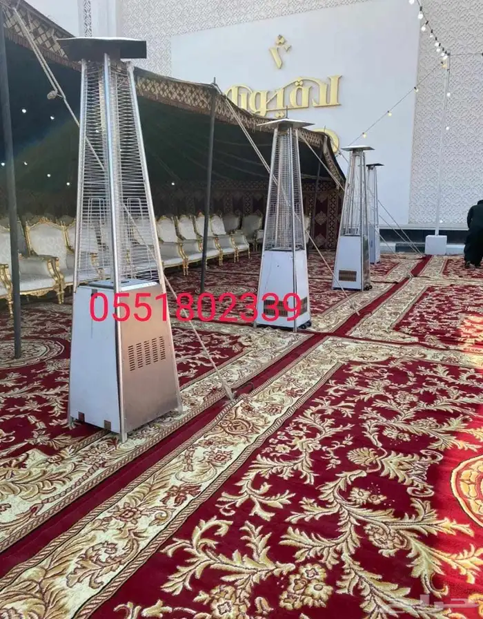 تاجير دفايات تاجير خيام تاجير جلسات الرياض حي الملقا 4