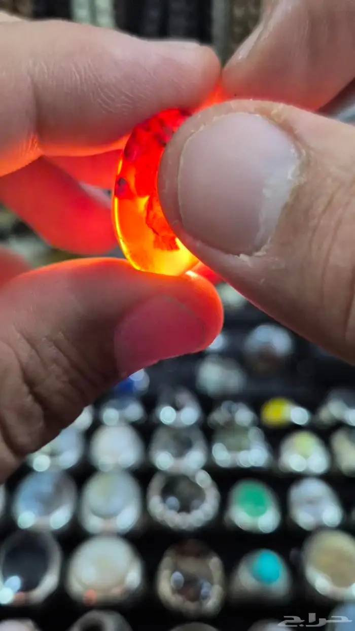 حجر عقيق مصور 0