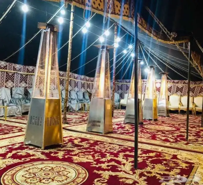 تاجير دفايات تاجير خيام تاجير جلسات الرياض حي الملقا 1