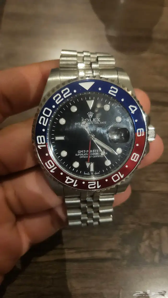 ساعه طبق الاصل رولكس ببسي علمت رولكس 0