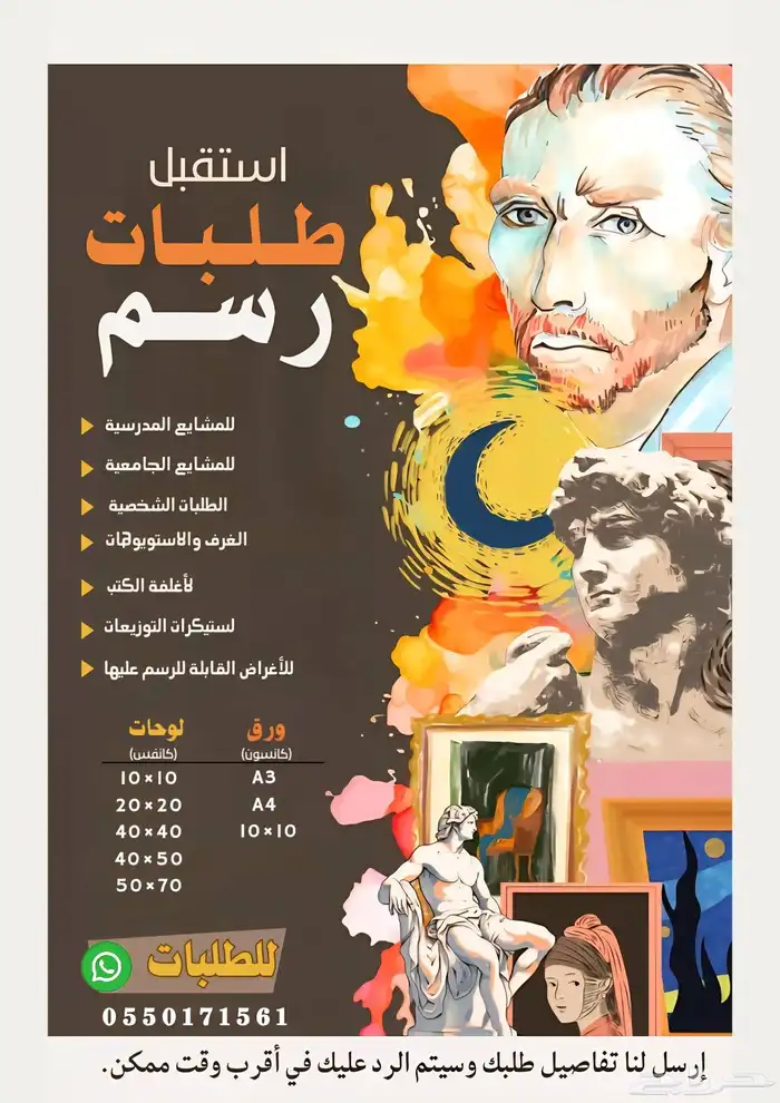 طلبات رسم مفتوح هل الاحساء - ورق لوحات- 0