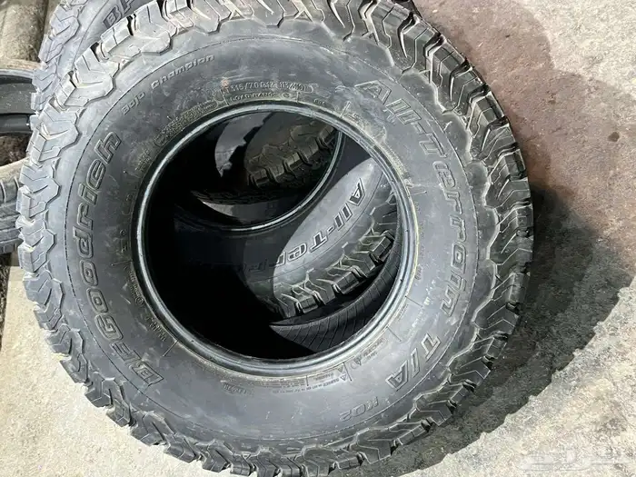 كفرات بي اف امريكي نص حجري مقاس 315 70 17 14