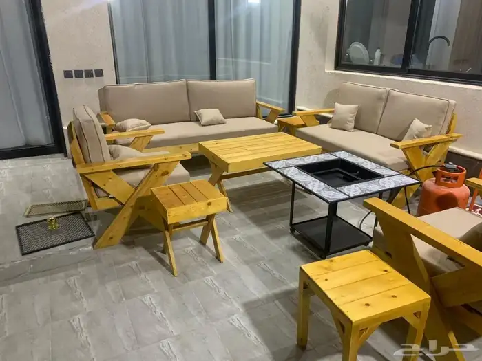 جلسات خارجيه خشب 0