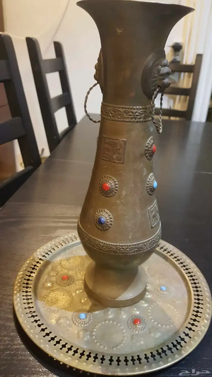 نحاسيات دلل لوحة مباخر فازات اسعار للك قطعه سعر 4