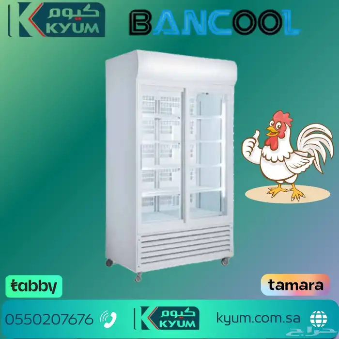 ثلاجات_ثلاجة عرض دواجن تموينات وبيض بانكول 2