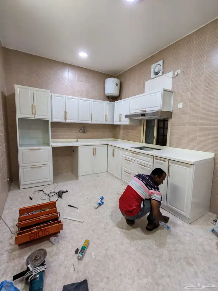 مطبخ المنيوم فني باكستاني وصيانه مطبخ فك وتركيب 1