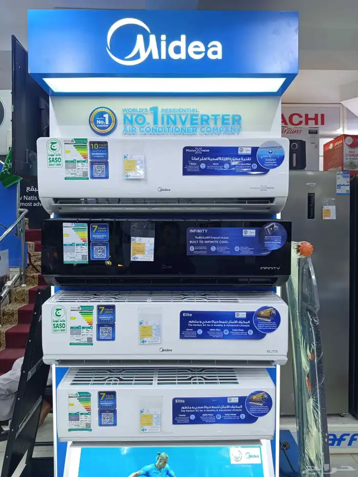 يوجد لدينا مكيفات أسبليت ميديا 36 30 24 18 أسعار جيده 0