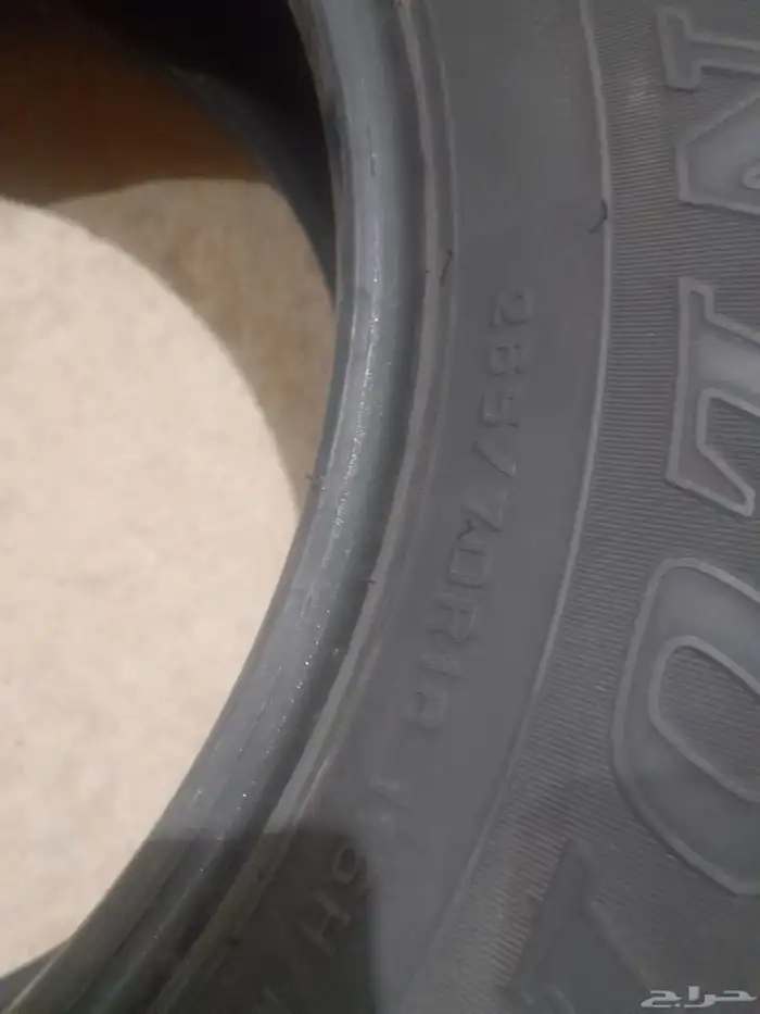 كفرات دلوب جيب يباني لند كروزر جنط 18 خوات الجديد نضيفه خالي 9